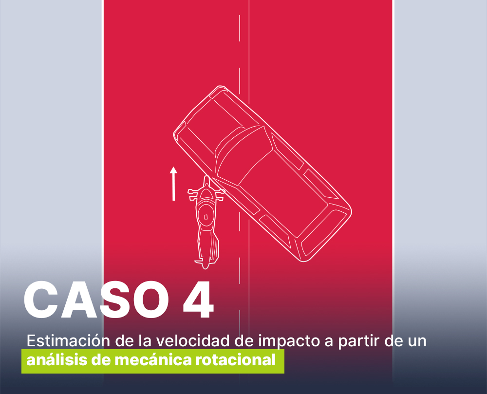 Caso 4: Estimaci�n de la velocidad de impacto